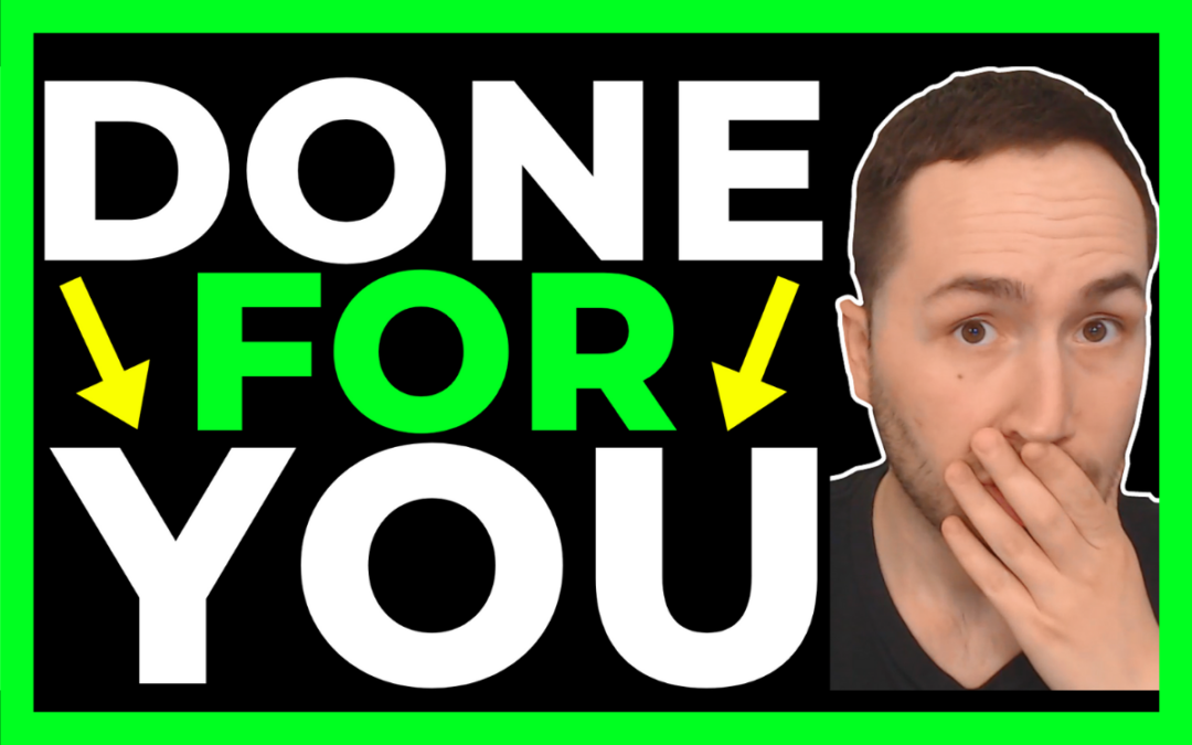 Done-For-You Affiliate Marketing System | 2019