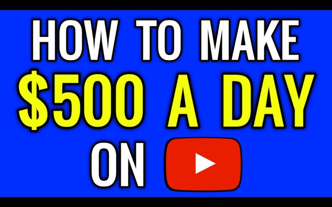 How To Make 500 Dollars a Day on YouTube (NOT What You Think)